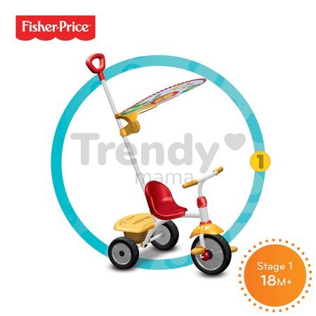 Trojkolka Fisher-Price Glee Plus smarTrike červeno-žltá od 18 mes