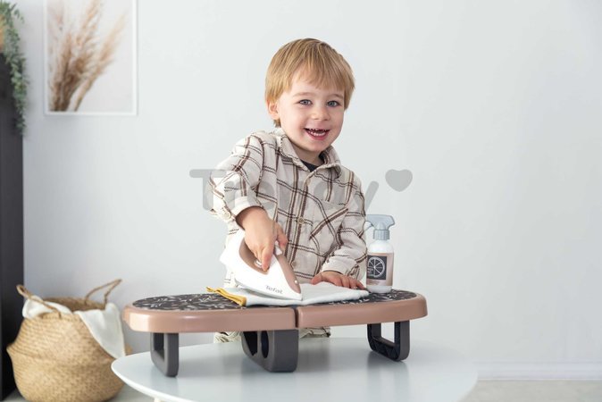 Žehliaca doska so žehličkou Tefal Foldable Ironing Board Smoby skladacia s úložným priestorom a IML potlačou