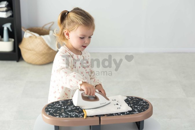 Žehliaca doska so žehličkou Tefal Foldable Ironing Board Smoby skladacia s úložným priestorom a IML potlačou