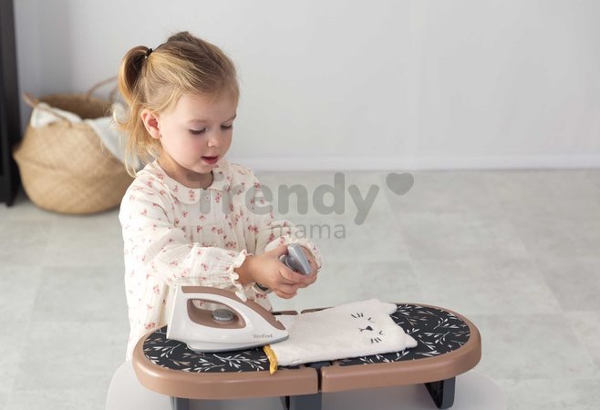 Žehliaca doska so žehličkou Tefal Foldable Ironing Board Smoby skladacia s úložným priestorom a IML potlačou