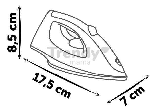 Žehlička pre deti Tefal Iron Smoby s mechanickým zvukom prepínania