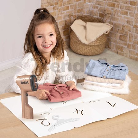 Ručný naparovač s doskou na skladanie oblečenia Tefal Steam&Fold Set Smoby so svetlom a vešiakom