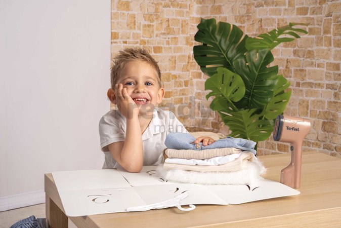 Ručný naparovač s doskou na skladanie oblečenia Tefal Steam&Fold Set Smoby so svetlom a vešiakom