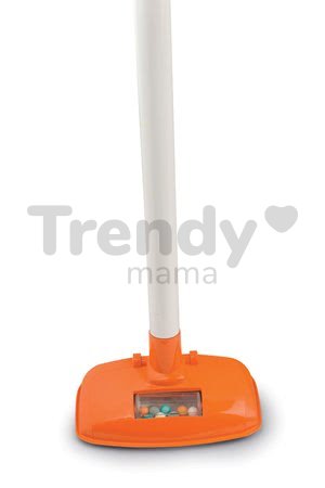 Upratovací vozík s elektronickým vysávačom Vacuum Cleaner Smoby tyrkysový s 9 doplnkami