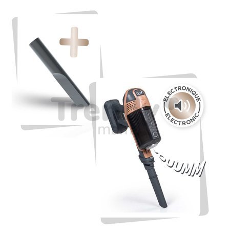 Tyčový vysávač s realistickým zvukom Rowenta X Force Flex Vacuum Cleaner Smoby elektronický s vymeniteľným nadstavcom