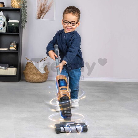 Tyčový vysávač elektronický Rowenta X-Clean 4 Washer Smoby s realistickým zvukom a svetlom