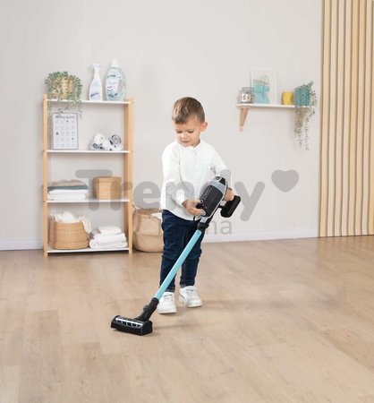 Práčovňa s práčkou s predným plnením Rowenta Wash&Clean Laundry Smoby s elektronickým vysávačom so zvukom a žehličkou 17 doplnkov
