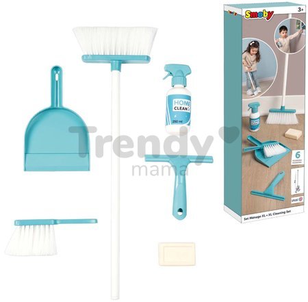 Upratovacia súprava na veľké upratovanie XL Cleaning Set Smoby s mydlom a 6 doplnkami