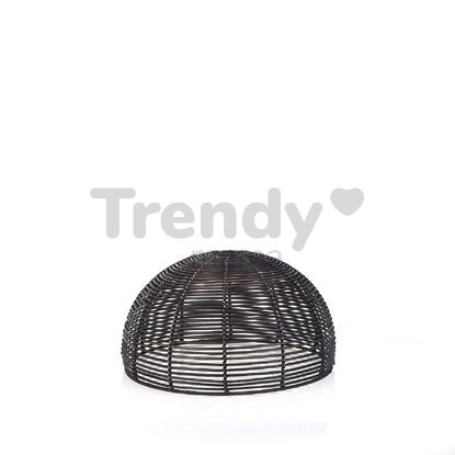 Capac pentru lampă din ratan Kbas negru KB330631N