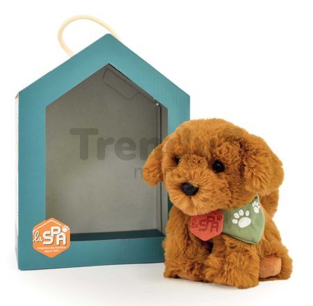 Plyšový psík Welcome Home SPA Collection Histoire d’ Ours v darčekovom balení hnedý 16 cm od 0 mes