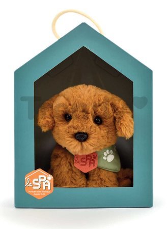 Plyšový psík Welcome Home SPA Collection Histoire d’ Ours v darčekovom balení hnedý 16 cm od 0 mes