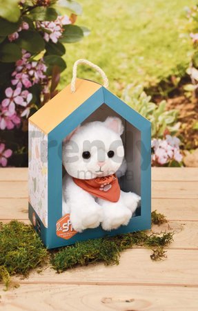 Plyšová mačička Welcome Home SPA Collection Histoire d’ Ours v darčekovom balení biela 16 cm od 0 mes