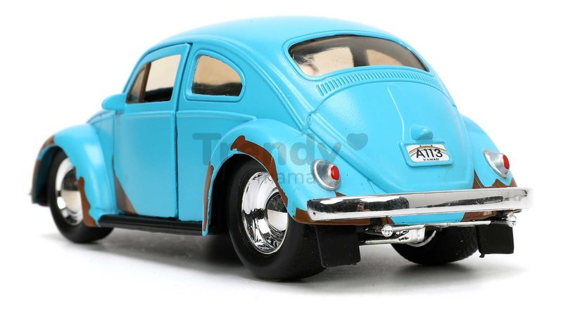 Autíčko VW Beetle 1959 s figúrkou Lilo & Stitch Jada kovové dĺžka 12,7 cm 1:32 od 8 rokov