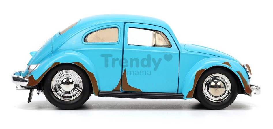 Autíčko VW Beetle 1959 s figúrkou Lilo & Stitch Jada kovové dĺžka 12,7 cm 1:32 od 8 rokov
