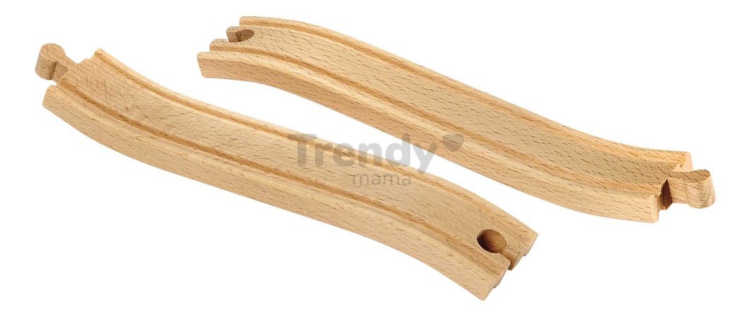 Náhradné diely pre vláčikodráhu Ascending Tracks BRIO 2 stúpajúce koľajnice dĺžka 21,6 cm