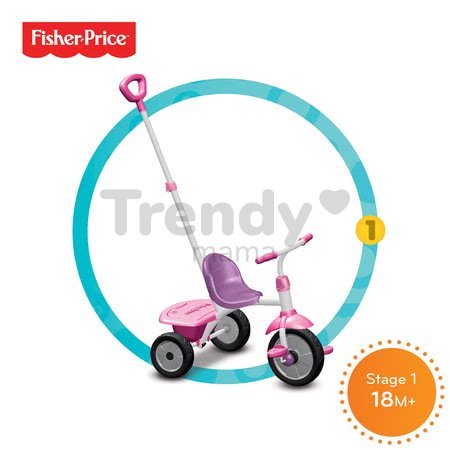 Trojkolka Fisher-Price Glee smarTrike ružovo-fialová od 18 mes