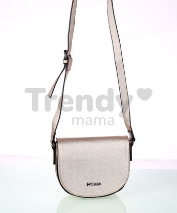 Poșetă peste umăr Kbas din material impermeabil aurie 338611OR