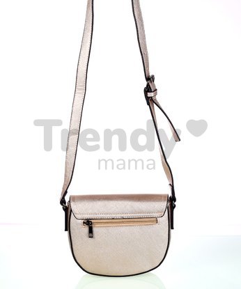 Poșetă peste umăr Kbas din material impermeabil aurie 338611OR