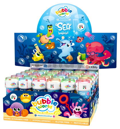 Bublifuk s morským motívom Sea Bubble World Dulcop hypoalergénny bez niklu a parabénov