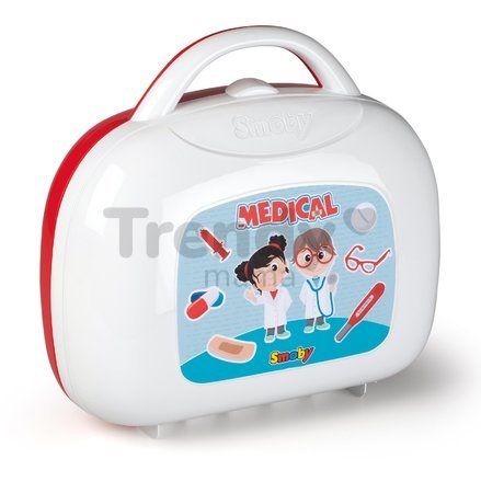 Lekársky kufrík Vanity Doctor Smoby s ergonomickou rúčkou a 15 doplnkov