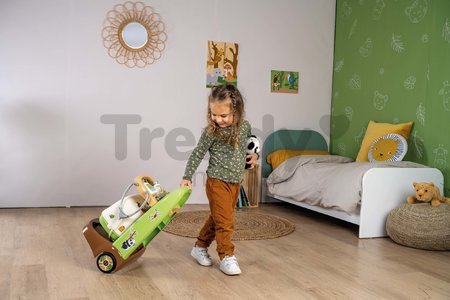 Zverolekársky vozík s kufríkom Veterinary Animal Care Trolley Smoby pre plyšovú pandu s 8 lekárskymi doplnkami