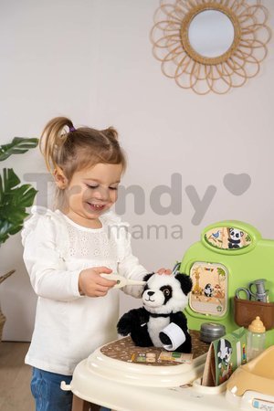 Zverolekárska ordinácia s plyšovou pandou Veterinary Center Smoby s lekárskym pultom a vanička na kúpanie s 19 doplnkami