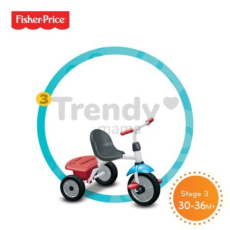 Trojkolka Fisher-Price Jolly Plus smarTrike zeleno-červená od 12 mes