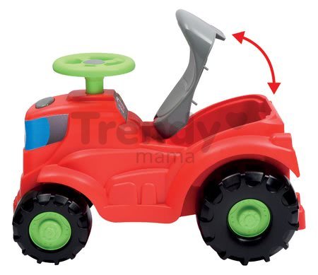Odrážadlo Traktor 2v1 Écoiffier s kosačkou na prívese červené od 12 mes