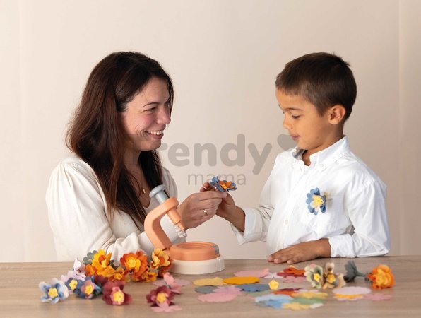 Kvetinárstvo s vlastnou výrobou kvetinových šperkov Crea Flower Jewelry Set Smoby s textilnými lupienkami a bižutériou 100 doplnkov