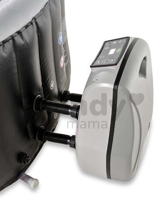 Vírivka Silver Classic Whirpool black Exit Toys 140 vzduchových trysiek okrúhla priemer 204 cm čierna od 6 rokov