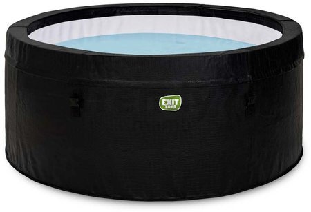 Vírivka Leather Premium Whirpool Exit Toys 90 vzduchových trysiek okrúhla priemer 165 cm čierna od 6 rokov