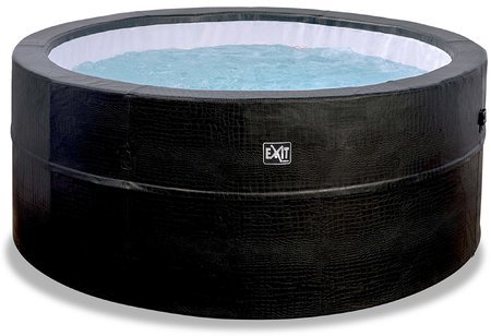 Vírivka Leather Premium Whirpool Exit Toys 120 vzduchových trysiek 184*73 cm čierna od 6 rokov