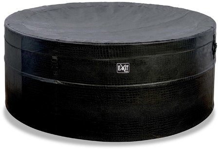 Vírivka Leather Premium Whirpool Exit Toys 120 vzduchových trysiek 184*73 cm čierna od 6 rokov