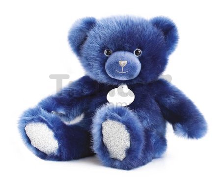 Plyšový medvedík Midnight Blue Ours Collection Doudou et Compagnie modrý 30 cm od 0 mes