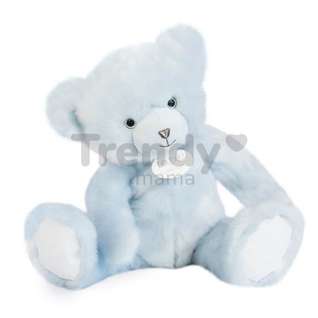 Plyšový medvedík Ice Blue Ours Collection Doudou et Compagnie modrý 37 cm od 0 mes
