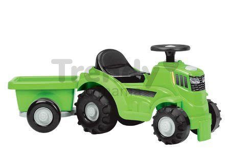 Odrážadlo traktor s prívesom Écoiffier zelený od 12 mesiacov