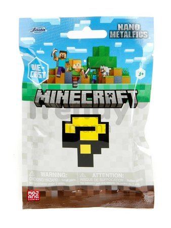 Figúrka zberateľská Minecraft Nano Jada kovová 13 rôznych druhov výška 4 cm od 8 rokov JA36005314R00