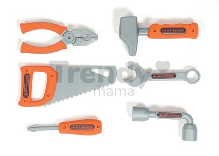 Pracovné náradie Black+Decker Smoby v kufríku 6 kusov