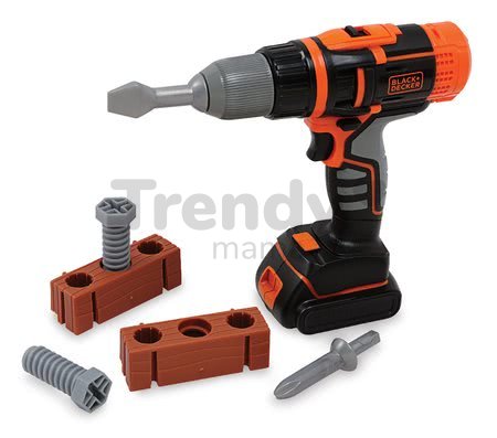 Vŕtačka Black+Decker Smoby mechanická s doplnkami