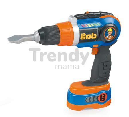 Pracovné náradie v batohu Staviteľ Bob Smoby s mechanickou vŕtačkou
