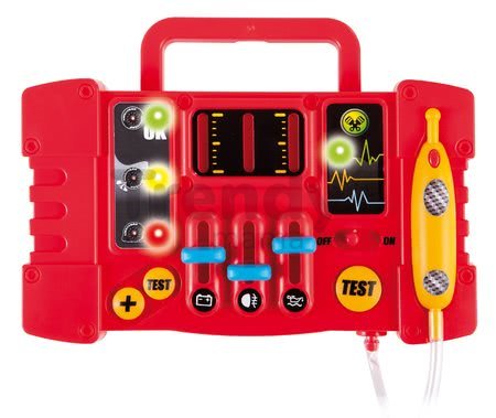Benzínová pumpa Autá 3 Smoby elektronická so zvukmi a svetlom červená