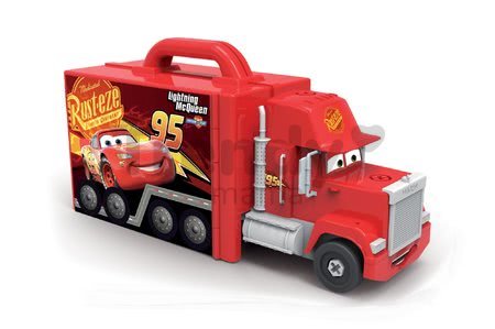 Kamión Cars Mack Truck Simulator Smoby so zvukom svetlom a skladacím autíčkom