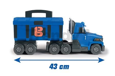 Kamión Bob Two Tons Truck Smoby so zvukom a svetlom a 60 doplnkami