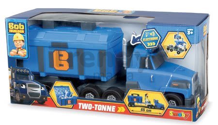 Kamión Bob Two Tons Truck Smoby so zvukom a svetlom a 60 doplnkami