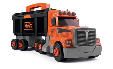 Kamión s pracovným kufríkom Black&Decker Truck Smoby a 60 doplnkov s náradím