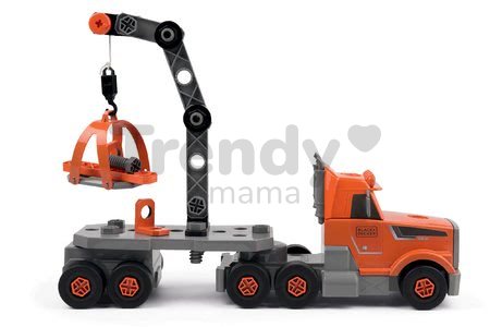 Kamión s pracovným kufríkom Black&Decker Truck Smoby a 60 doplnkov s náradím