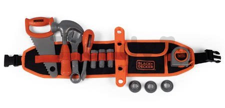 Pracovný opasok Black&Decker Tools Belt Smoby 44 cm dĺžka so 14 doplnkami