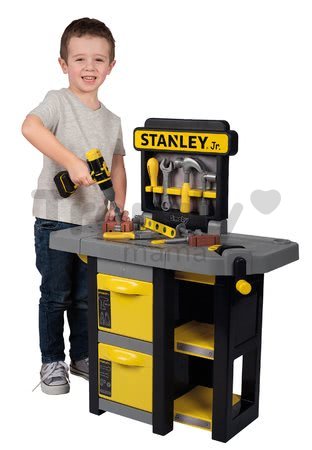 Pracovná dielňa skladacia Stanley Open Bricolo Workbench Smoby s 37 doplnkami