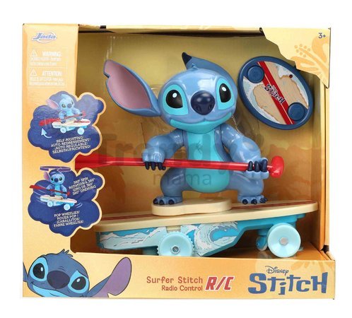 Figúrka Stitch na surfe s diaľkovým ovládaním RC Stitch Surfer Jada dĺžka 25 cm od 6 rokov