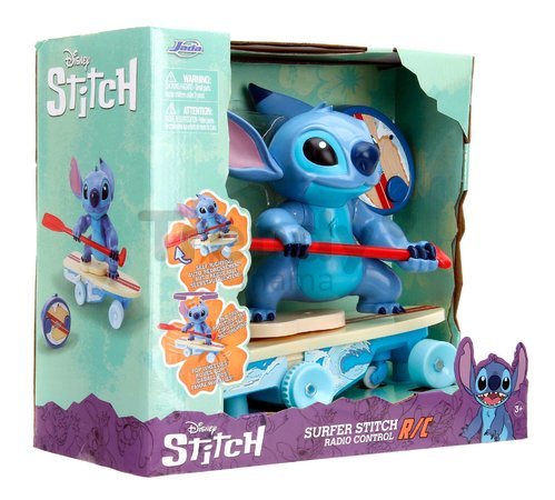 Figúrka Stitch na surfe s diaľkovým ovládaním RC Stitch Surfer Jada dĺžka 25 cm od 6 rokov